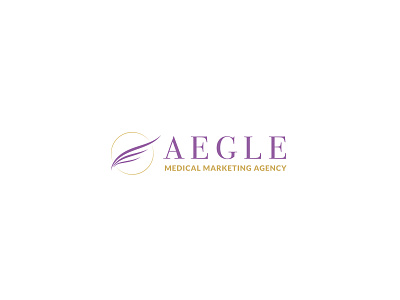 Aegle Medical Marketing Logo agency beauty brand brand designer brand identity branding consulting design graphic design high end logo luxury medical