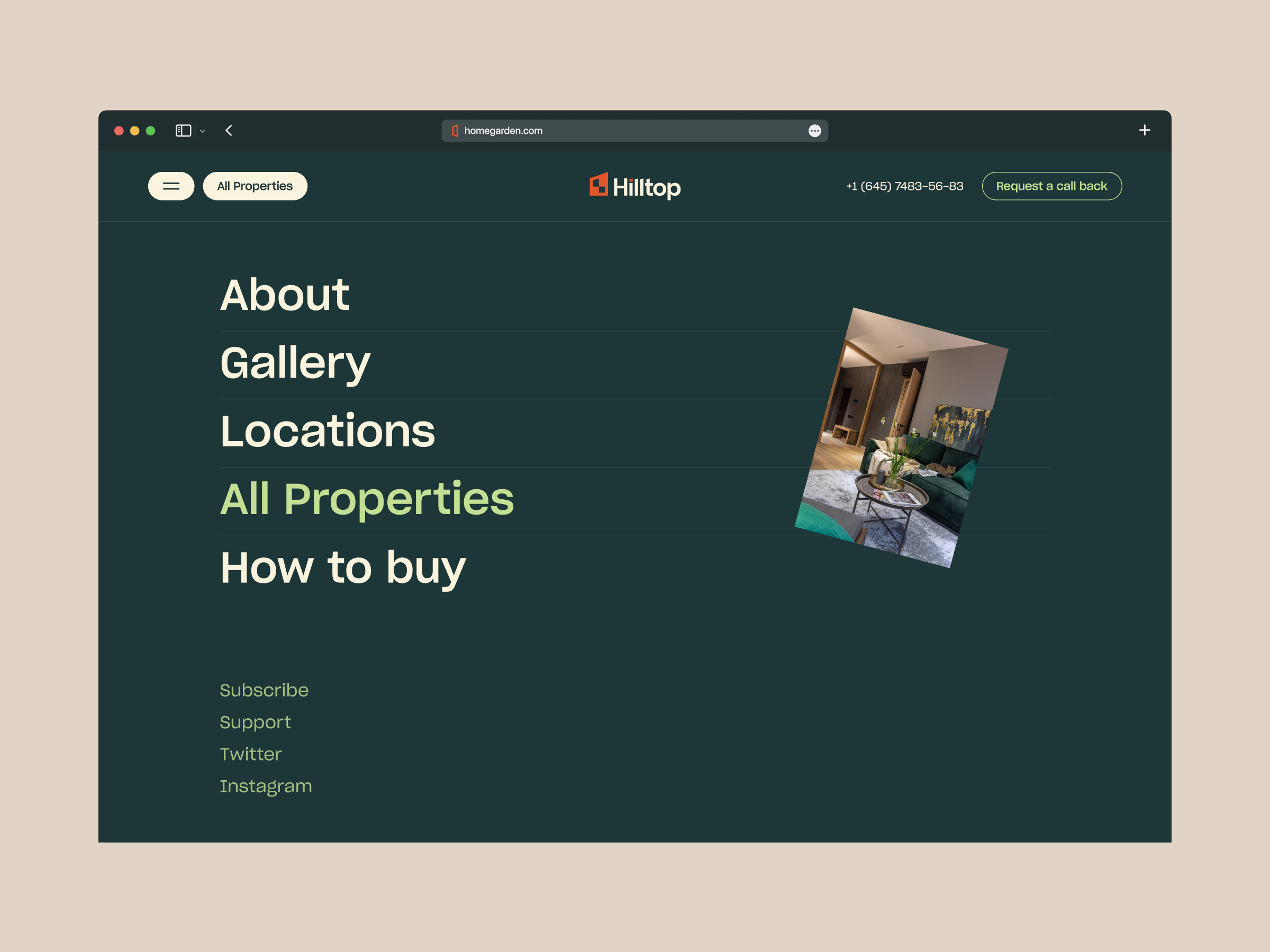 Real Estate site by Musemind UI/UX Agency on Dribbble