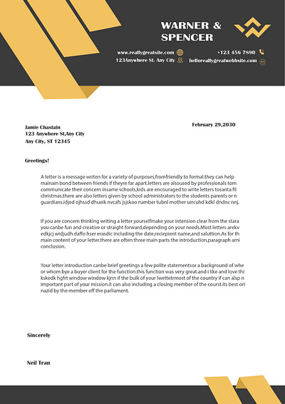 Letterhead design adobe illustrator letterhead design vector