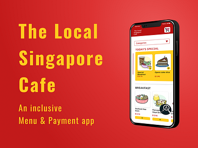 The Local Singapore Cafe Payment & Menu App