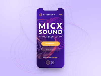 MICXSOUND Mobile Design