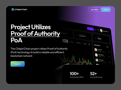 Proof of Authority Landing Page landing web design