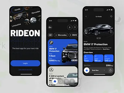 Ride Sharing App app app design mobile app rent app rent car ride ride app ride sharing taxi uber