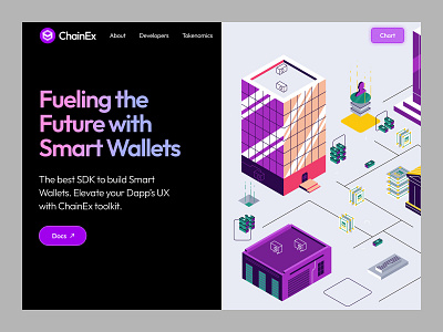 Smart Wallets Landing Page landing web design