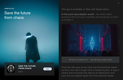 Save The Future From Chaos branding design figma graphic design ui ux wallpaper