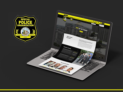 Special Police Organization of NJ (SPO) - website layout design figma layout layout design organization police police organization uiux web weblayout website website design website layout