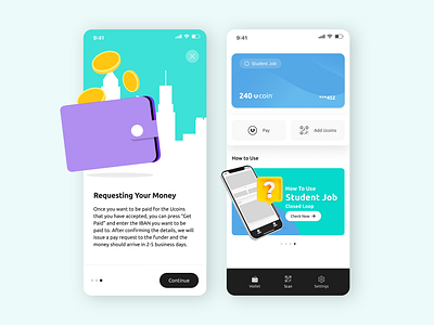 Digital Wallet Apps branding dana apps e wallet flat design flat illustration flutter design gojek apps gopay apps graphic design mobile apps ui ui developer uiux user interface wallet apps