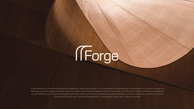 Forge // Logo Design brand identity branding design graphic design logo logo design logo designer logos minimal minimalist minimallogo