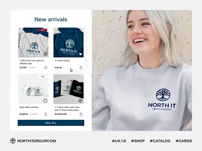 Catalog, items, new arrival, cards, favorites, sale, e-commerce arrival cards catalog design e commerce favorites items new sale shop