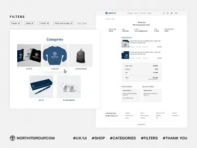 Shop, categories, filters, sorting, order, thank you, delivery cart delivery design e commerce filters items order products shop sorting thank you web