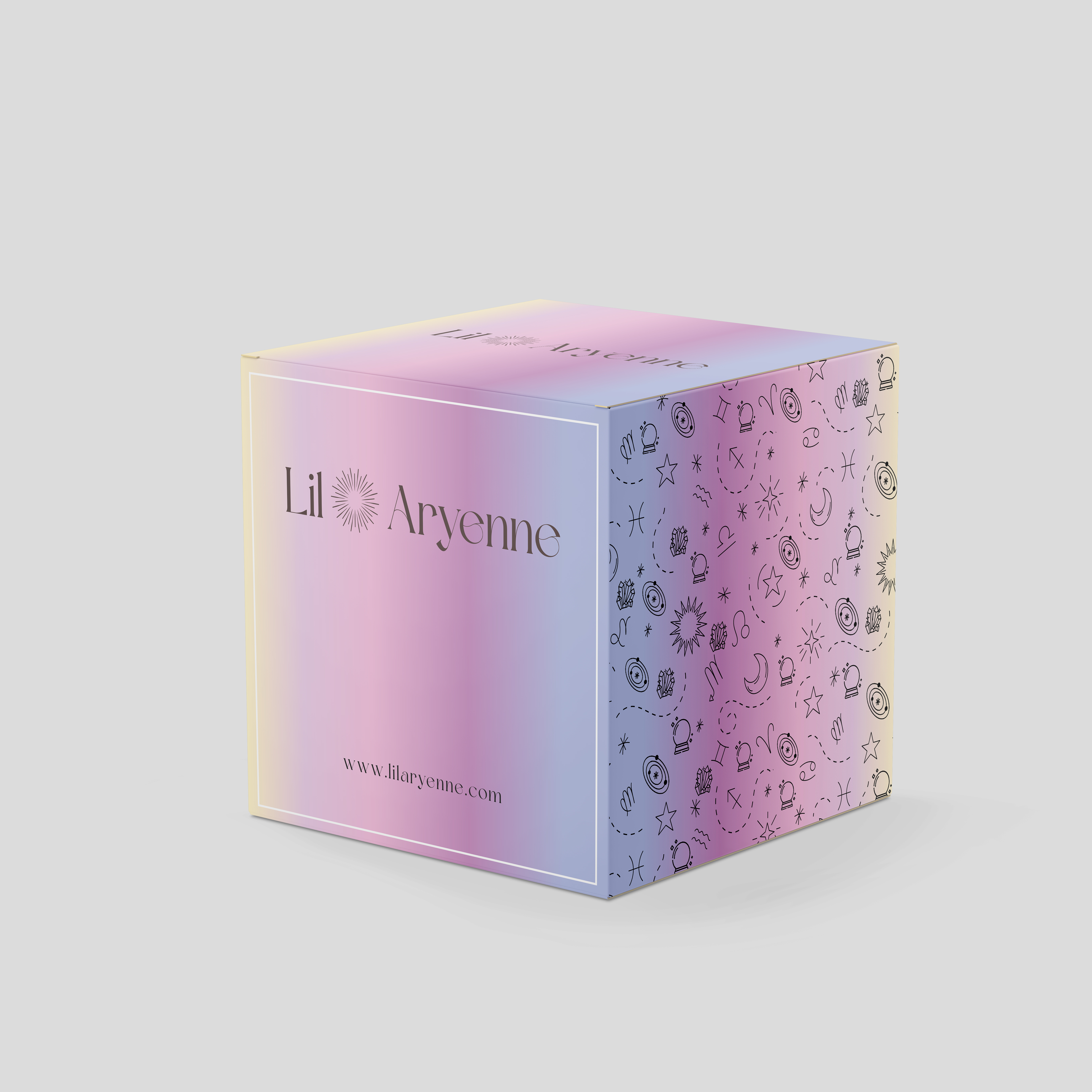 Accessory Package Design accessory box design accessory graphic design accessory package design box design card design cube package design dreamy color palette dreamy package design feminine package gift card design girlish package graphic design loyalty design modern package online shop package package design pattern package pink package design purple package thank you card design