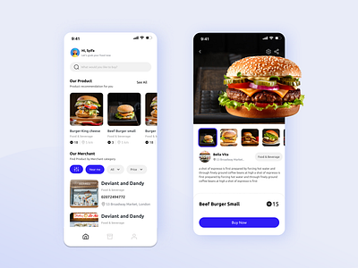 Marketplace Order Food Apps branding food apps gofood grabfood graphic design marketplace ui uiux design user interface