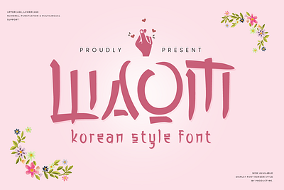 Waom - Korean Style Font k pop