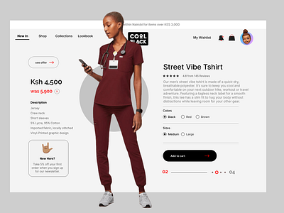 Cool Black Lookbook with Check Out ai animation awwwards blockchnain clean design kenya product designer kenya ui designer landing page motion graphics nairobi ux designer ui ui design user experience uxui