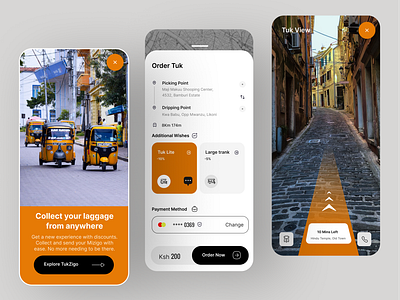 Tukzigo Delivery app, Mombasa Case Study animation branding design graphic design illustration motion graphics