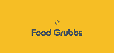 Food Grubbs Logo branding coreldraw graphic design illustrator logo logodesign photoshop typography vector