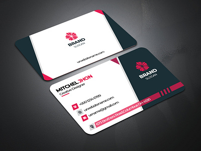 Business card design luxury