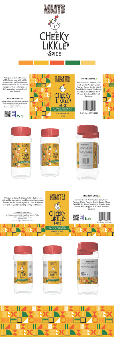 MMTD Spice Collection branding graphic design illustration label design logo package design
