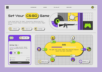 CS: GO Betting animation app branding design graphic design icon illustration logo motion graphics typography ui ux ux app vector website