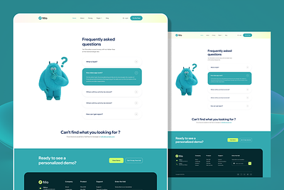 FAQ Page - Fillo - Webflow Template branding design faq faq page frequently asked questions ui web design website website design