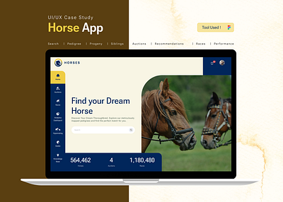 Horse AI Platform app design ui ux