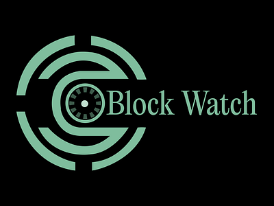 Block Watch logo branding graphic design logo ui