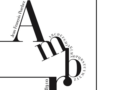Ambroise Typographie conception graphique graphic design typography