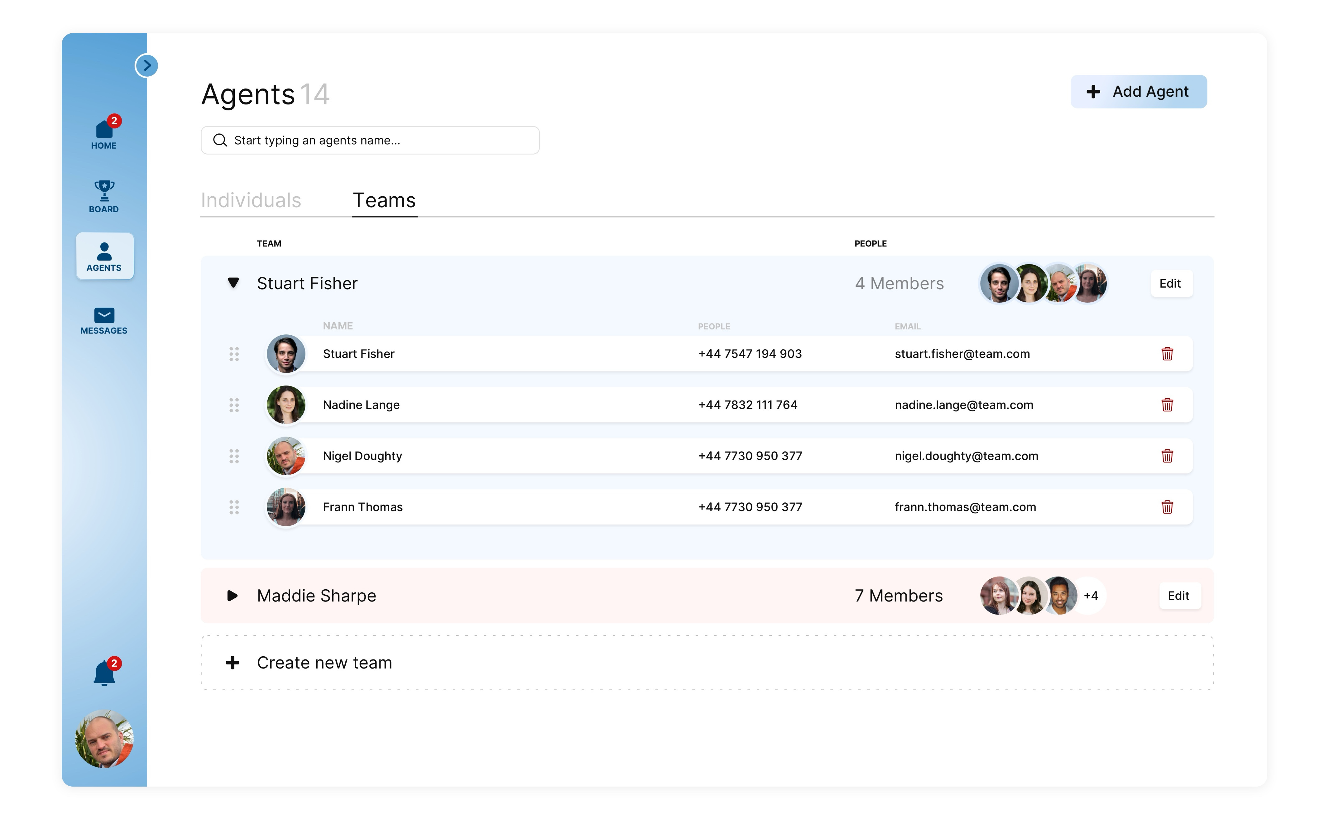 Team Dashboard account app clean dashboard design minimal simple ui