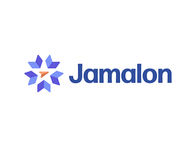 Jamalon - Logo Redesign arrow books bookstore brand branding location location arrow lockup logo logotype negative space online open books star visual identity