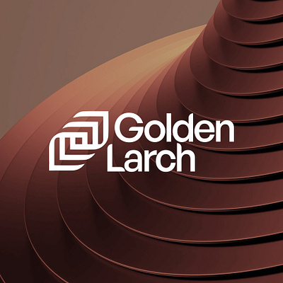 Golden Larch / Visual Identity branding general sans gold gold bar infinity logo logomark logotype minimal platform visual identity