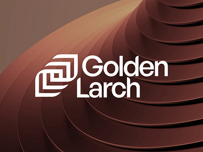 Golden Larch / Visual Identity branding general sans gold gold bar infinity logo logomark logotype minimal platform visual identity