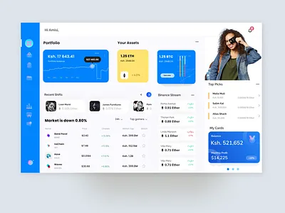 Financial assets Playcard UI animation branding design graphic design illustration logo motion graphics vector