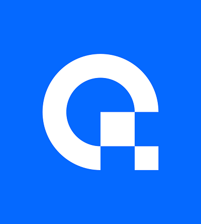 Quant Logo Design letter q logocombination logodesign logogram logotype negativespace negativespacelogo techno