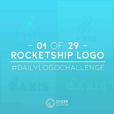 LOGO 1/29 | Rocketship dailylogochallenge graphic design logo vector