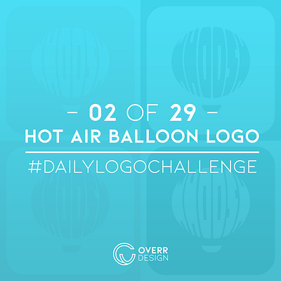 LOGO 2/29 | Hot Air Balloon dailylogochallenge graphic design logo vector