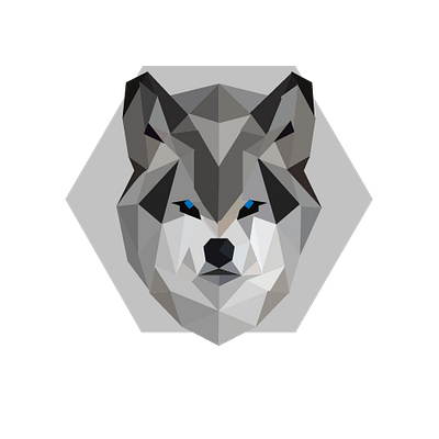 Wolf logo art branding color design graphic design logo ui ux webdesign