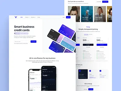 Invest IQ bank card business finance web financial ui ux web interface web page web ux website design