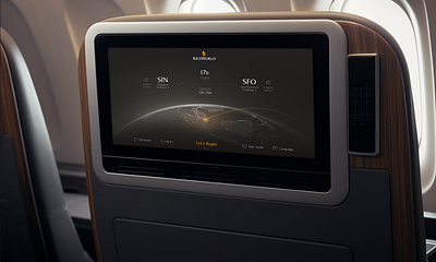 Singapore Airlines IFE airline design entertainment flight ife in flight entertainment interactive interface media mobility movies singapore airlines streaming transport ui