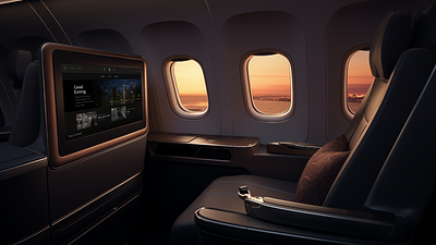 Singapore Airlines IFE design entertainment flight gaming ife in flight entertainment interactive interface mobility movies music streaming travel ui