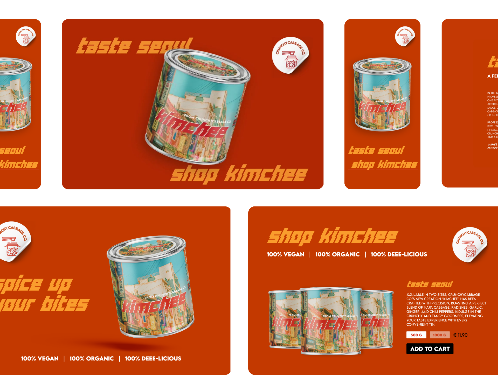 KIMCHEE - Brand Identity, Product, Print, UX/UI Design brand campaign brand communications brand identity branding design graphic design logo design print design responsive design ui design user research ux design web design