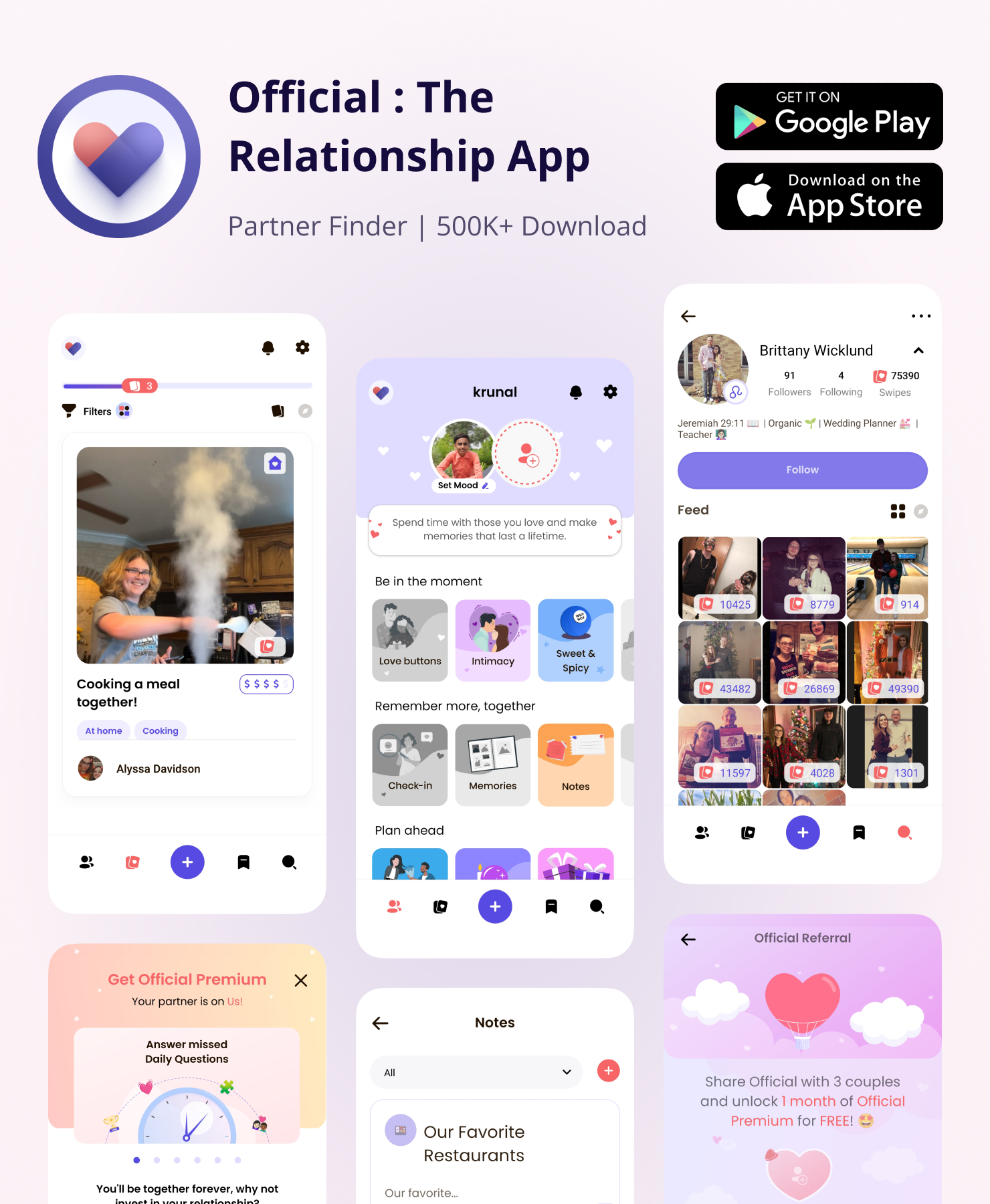 Official: The Relationship App | Dating App android app development app app development app ui communication app dating app flutter app development ios app development official: the relationship app partner app partner finding app relationship apps for couples relationship dating apps ui design ui ux design ux design