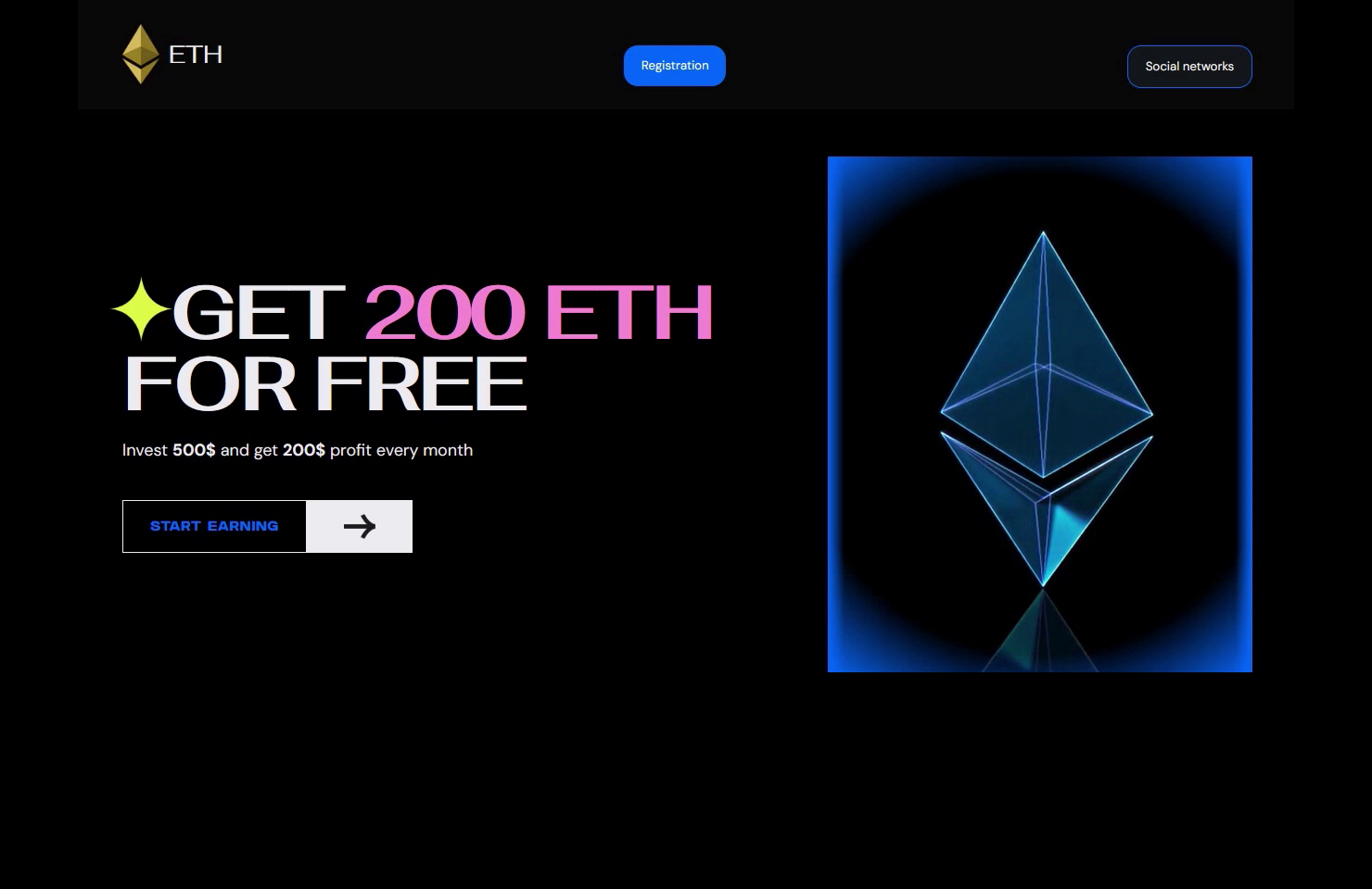 Crypto-earning Website by Alexey on Dribbble