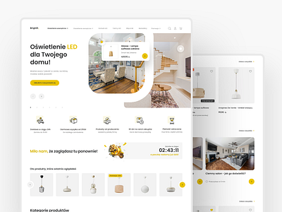 Lamp shop e-commerce concept cart e commerce ecommerce minimalistic mobile rwd shop skandinavian ui web design website