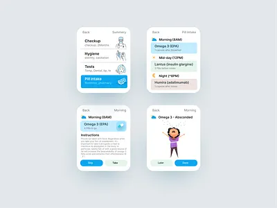 Gertrude's Children's Hospital Pill Intake Kit animation branding design graphic design illustration logo motion graphics ui ux vector