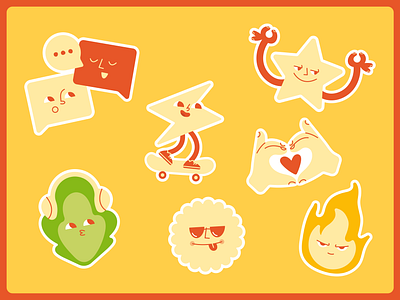 stickerpack for SHA•WA 2d illustration adobe illustrator art design flat illustration sticker stickerpack vector illustration