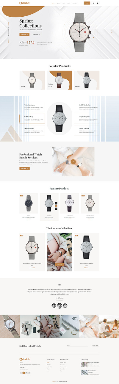 Trendita – Watch Store and eCommerce HTML5 Template woocommerce theme