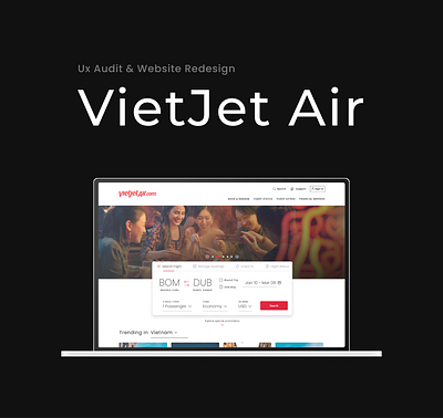 VietJet Air - Website Redesign research ui ux ux audit website redesign