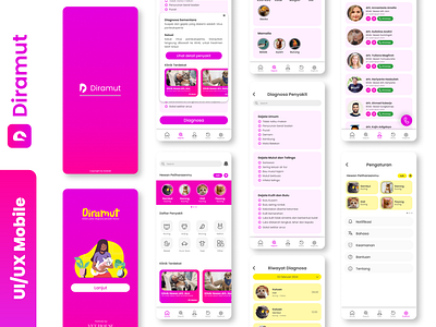 Redesign UI/UX Diramut Apps branding design designer logo figma graphic design illustration logo logo brand logotype sidoarjo ui uiux uiuxdesign uiuxmobile