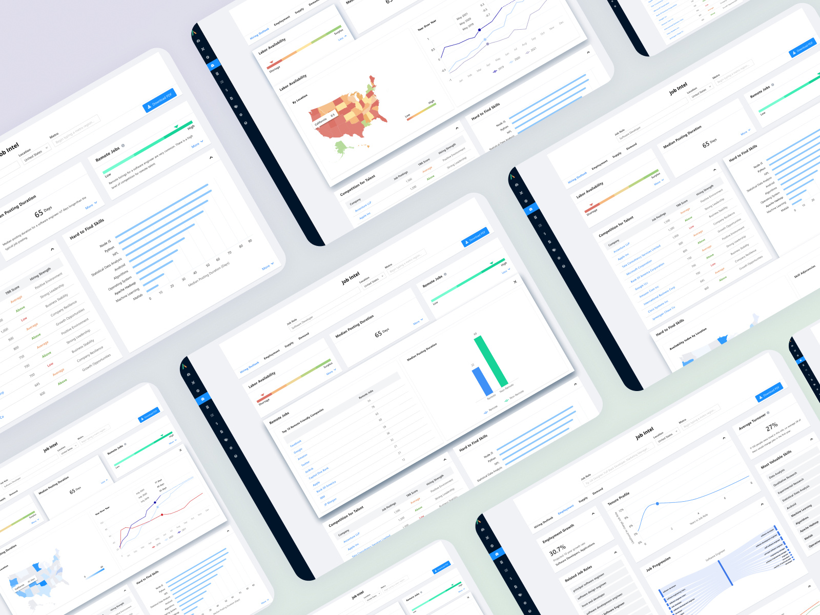 Hiring Outlook Job Intel Portal. by Kumar Harsh on Dribbble