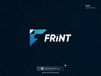 Frint | Print Startup Agency Logo design agency ai booth brand branding company design digital f letter frint logo mark marketing paper press print printing startup ui website